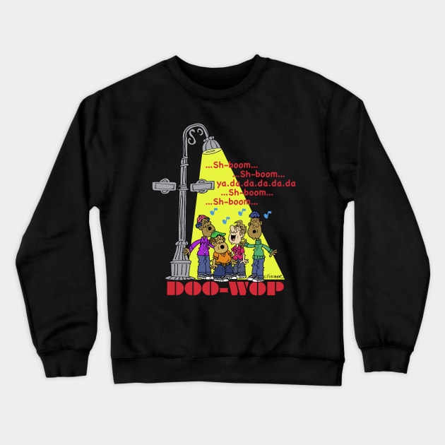 Doowop Singers Crewneck Sweatshirt by Sh-boomCreations